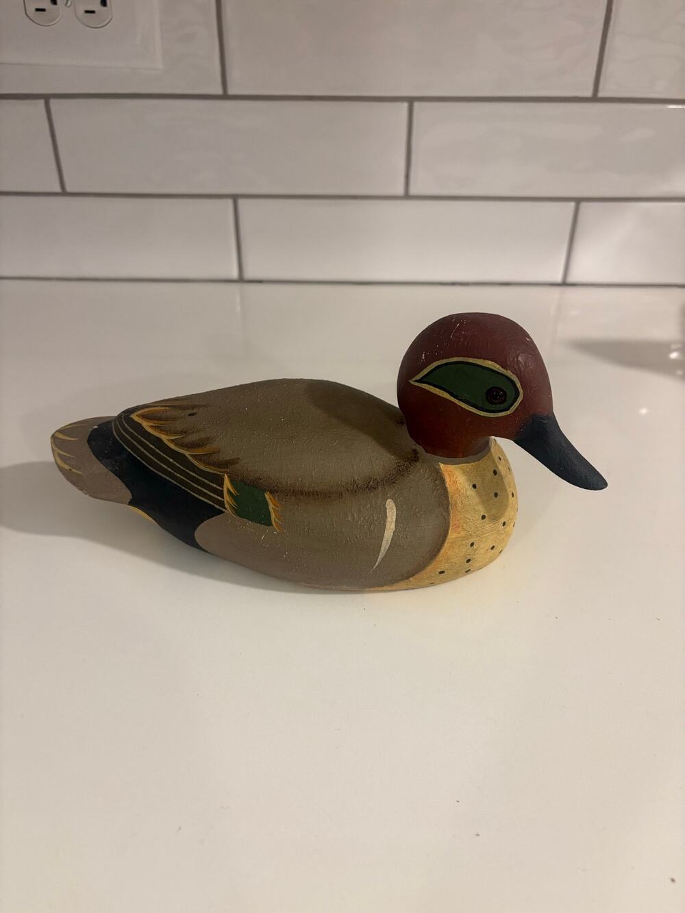 Vintage Ducks Unlimited Wooden Painted Decoy